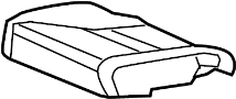 81137STKA11 Seat Cushion Pad (Right, Front)
