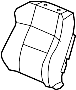 04811STKA10ZC Seat Back Cushion Cover (Right)