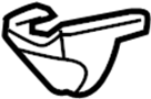 Seat Track Cover (Left, Front, Lower)