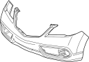 04711TX4A50ZZ Bumper Cover (Front, Upper)