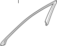Door Window Molding (Right, Upper)