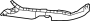 71190TY2A50 Bumper Cover Support Rail (Left, Front, Upper)