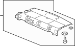 84508TY2A02ZB Package Tray Trim (Rear)