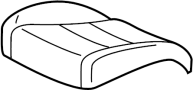 81537SZNA51 Seat Cushion Pad (Left, Front)