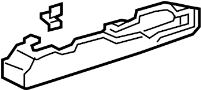 81669SZNA01ZB Seat Track Cover (Left, Rear)