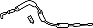 Door Latch Cable (Front)