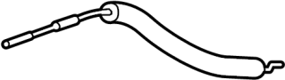 72633SZNA01 Door Latch Cable (Rear)