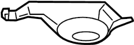 Radiator Mount Bracket (Right, Upper)