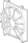 386155J2A01 A/C Condenser Fan Shroud