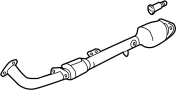 18150RDFA00 Catalytic Converter (Front)