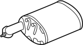 18305TZ3A52 Exhaust Muffler (Left)
