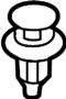 View Fastener. Clip. Cover. Retainer. Grille. (Front, Upper, Lower) Full-Sized Product Image