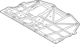 Image of Radiator Support Splash Shield image for your 2016 Mazda 3 2.5L SKYACTIV M/T s Grand Touring Sedan 