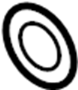 Image of Radiator Drain Plug Gasket image for your 2014 Mazda 5   