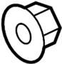 Image of Nut. Bracket. (Front, Rear, Lower). A Nut used to retain the. image for your 2011 Mazda CX-9