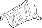 Image of Floor Pan Heat Shield (Rear) image for your 2007 Mazda CX-7  Grand Touring Sport Utility 