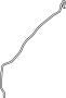 View Windshield Washer Hose (Upper) Full-Sized Product Image 1 of 8