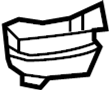 Image of Dashboard Panel Bracket (Left, Lower) image for your 2010 Mazda RX-8   