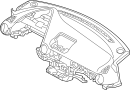 Image of Dashboard Panel image for your 2016 Mazda CX-9 2.5L SKYACTIV A/T AWD Grand Touring Sport Utility 