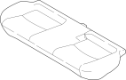 Image of Seat Cover (Rear) image for your 2006 Mazda Tribute   