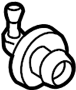 View Hose. Drain. Grommet. (Rear) Full-Sized Product Image