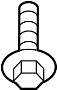 View Screw. Bolt. Shield. (Front, Rear, Upper, Lower) Full-Sized Product Image