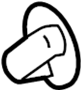 Image of Rivet. Mud. (Rear). Mud Flap Clip. Mud Flap. image for your 2024 Mazda CX-5   