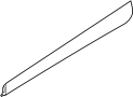 Image of Door Molding (Left, Lower) image for your 2022 Mazda MX-5 Miata   