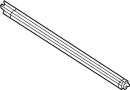 Image of Door Window Belt Weatherstrip (Left) image for your 2010 Mazda MX-5 Miata   