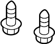View Screw. Bolt. Shield. (Front, Rear, Upper, Lower) Full-Sized Product Image 1 of 10