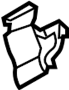 View Clip. Panel. Trim. Retainer. Cover. (Front, Rear, Upper, Lower) Full-Sized Product Image