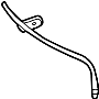 Image of Engine Oil Dipstick Tube image for your 1993 Mazda B2200  LE-5 Extended Cab Pickup Fleetside 