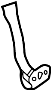 Image of Exhaust Gas Recirculation (EGR) Tube image for your 2005 Mazda Tribute