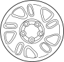 Image of Wheel image for your 2013 Mazda MX-5 Miata 2.0L M/T Club Convertible 