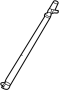 Image of Power Steering Return Hose (Upper) image for your 1991 Mazda 323   