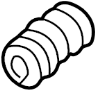 View Plunger spring. SPRING, SELECT LEVER.  Full-Sized Product Image 1 of 2