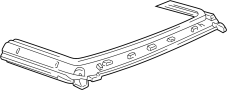 Image of Roof Header Panel (Front) image for your 1993 Mazda MIATA 1.6L A/T Base Convertible 