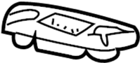 Image of Interior Quarter Panel Cup Holder image for your 1999 Mazda B2500   