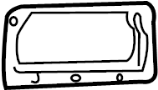 Image of Interior Quarter Panel Trim Panel Storage Compartment image for your 1994 Mazda B4000 4.0L V6 M/T RWD SE Extended Cab Pickup Fleetside 