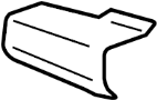 Image of Roof Side Rail (Front) image for your 2000 Mazda B2500   