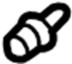 Image of Radiator Support Access Cover Clip image for your 2004 Mazda Tribute   