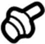 View Radiator Support Access Cover Clip Full-Sized Product Image 1 of 2