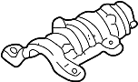 View Exhaust Heat Shield (Front, Upper) Full-Sized Product Image