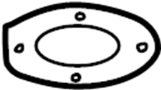 Image of Suspension Strut Mount Support Ring image for your 2008 Mazda 6  i Hatchback 