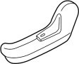 Image of Seat Track Cover (Front) image for your 2012 Mazda 3   
