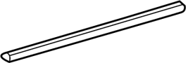 Image of Door Window Belt Weatherstrip (Right, Rear) image for your 2003 Mazda B3000   