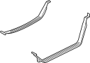 Image of Fuel Tank Strap (Left) image for your 2010 Mazda Tribute   