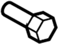 Image of Bumper Impact Bar Bolt image for your 1992 Mazda Protege   