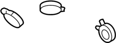 Image of Radiator Hose Clamp image for your 2003 Mazda Tribute