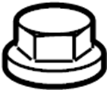 Image of Battery Hold Down Nut image for your Mazda Tribute